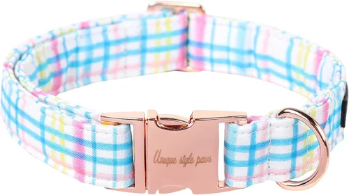 Vista 78 de Unique style paws Collar de perro con hebilla de plástico con colgante, collar de cachorro para primavera y verano, traje de baño para fiesta