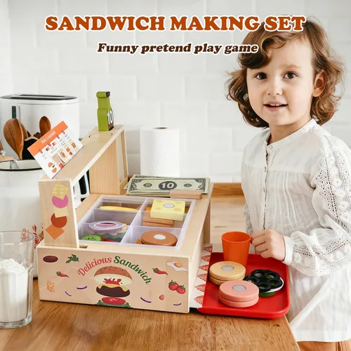 Vista 7 de Juguete plegable del fabricante de sándwich, contador de sándwich