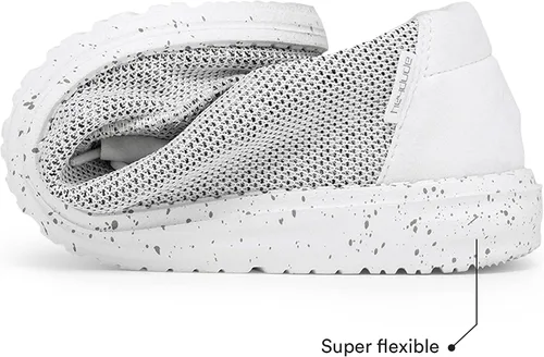 Vista 5 de Hey Dude Wendy Chambray - Zapatos de mujer, mocasines con cordones para mujer, cómodos y ligeros