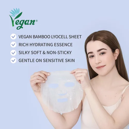Vista 8 de Mascarilla facial coreana #OOTD para el cuidado de la piel seca y sensible Mascarillas en hoja hidratantes, revitalizantes, calmantes