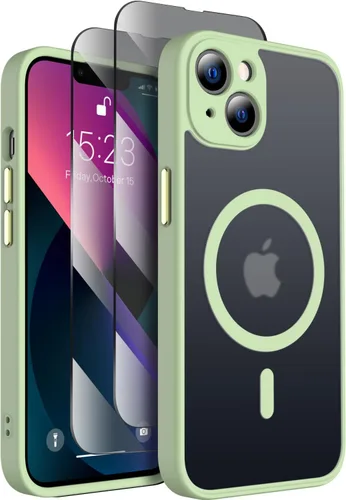 Vista 36 de SEXYMOM Funda magnética para iPhone 11 con protector de pantalla, compatible con carga inalámbrica, prueba de caídas de grado militar de 21 pies, a