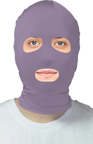 Vista 12 de VSVO Máscara de capucha Zentai con ojos abiertos y boca