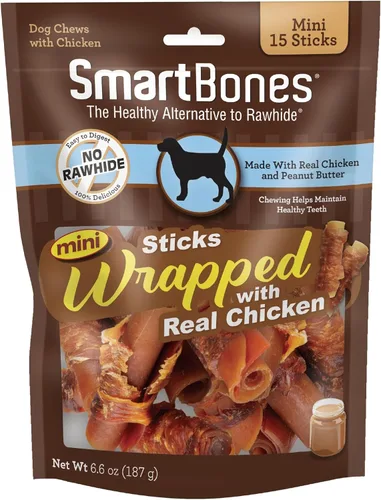 Vista 11 de SmartBones SmartStick envuelto con pollo real, 1 unidad (paquete de 8)