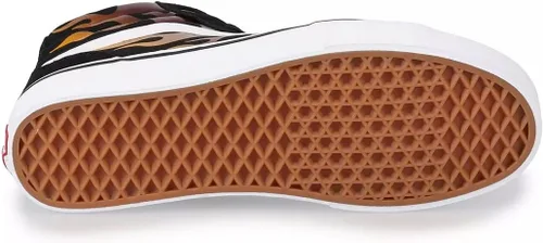 Vista 4 de Vans Tenis Filmore High Top unisex - Tablero de ajedrez Lavendar para mujer y hombre