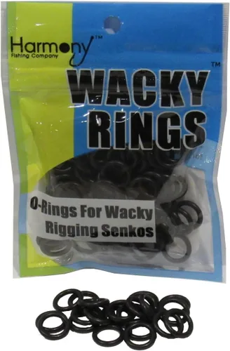 Vista 11 de (100pk) – O-Rings for Wacky Rigging Senkos/Worms/Soft Stickbaits – Bait Saver Orings for Senko Worm – Save Your Baits from Tearing While Wacky Neko