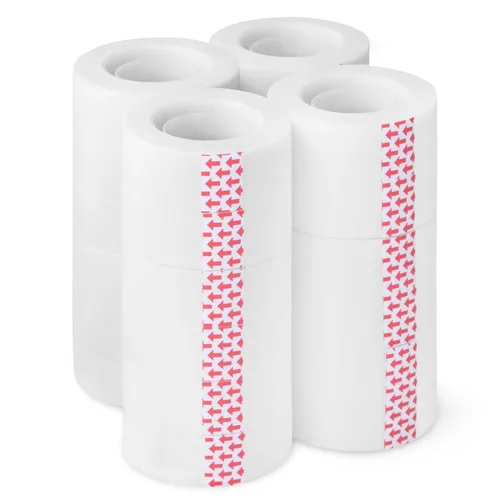 Vista 9 de Amazon Basics Cinta de acabado mate con dispensador, cinta invisible, 3/4" x 300" (8.33 yardas), paquete de 3, transparente