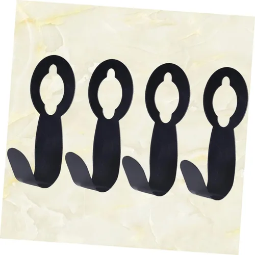Vista 7 de ULTECHNOVO Abs Material Jardín Manguera Gancho Telescópico Almacenamiento Rack Ampliable Manguera Percha 4pcs Negro Soporte de Manguera Portador
