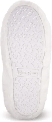 Vista 3 de PajamaGram - Zapatillas para mujer con forro polar, pantuflas abotinadas
