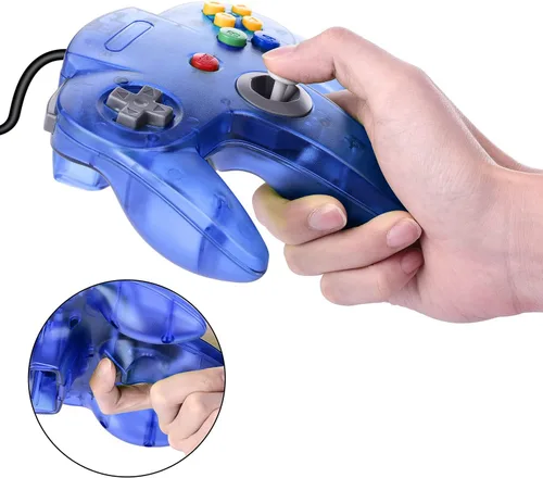 Vista 3 de KIWITATA Classic N64 Controller for PC, Retro N64 Wired Remote USB Game Pad Joypad Controller for Windows XP 7 8 11 & MAC & Raspberry Pi