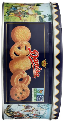 Vista 6 de Danisa, Lata de galletas de mantequilla, 16 onzas