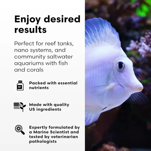 Vista 3 de Brightwell Aquatics 1 pieza "microvore microdiet Alimentos para planktivorous peces y corales, 2 L