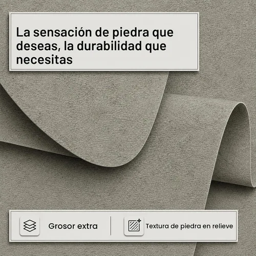 Vista 4 de Papel de hormigón teñido para muro con película adhesiva para interiores., VBS901 Gris cálido