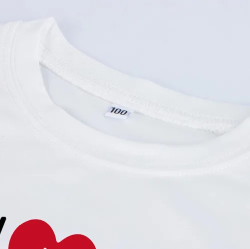 Vista 6 de Camisetas con texto en inglés "I Love My Sister Brother", camisetas para bebés, niños y niñas, ropa de verano, idea de regalo para hermanos