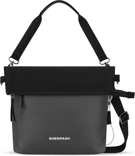 Vista 17 de Sherpani Vale, bolso cruzado antirrobo para mujer Aloe Mist