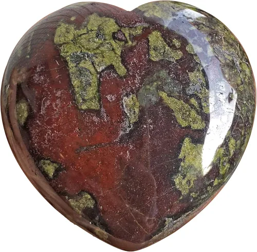 Vista 12 de Piedra de corazón pulida, piedras de bolsillo de cristal curativo para preocupaciones de palma, reiki, 1.5 pulgadas, piedra de sangre de África