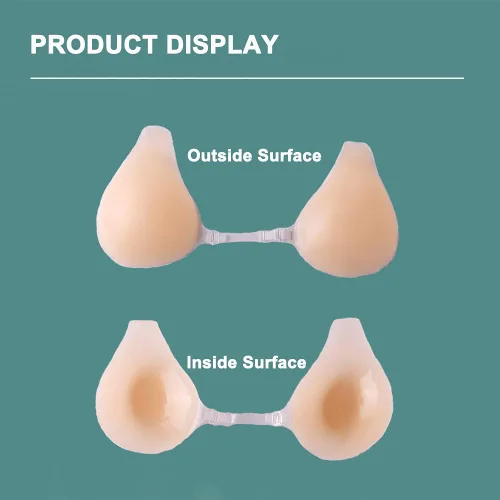 Vista 7 de Sticky Bra, Invisible Stick on Bras with Buckle for Women to Lift Breasts.