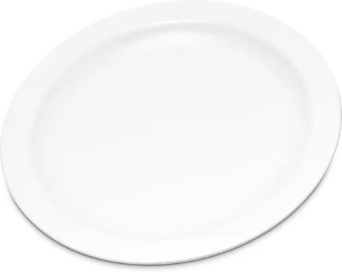 Vista 6 de Carlisle, platos de policarbonato de larga duración, Negro, 48
