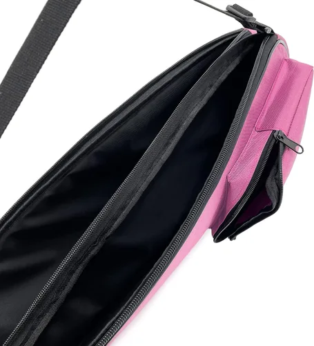 Vista 7 de Gespann Cubierta de raqueta de squash para 2 raquetas con bolsillo con cremallera Rosado