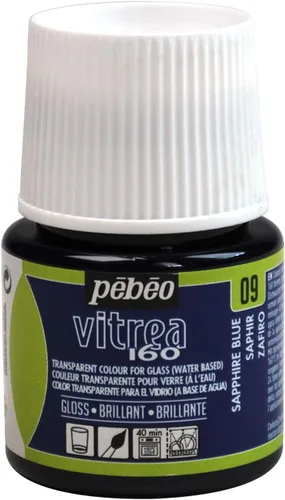 Vista 15 de Pebeo Vitrea 160 - Botella de diluyente para pintura de vidrio (45 ml)