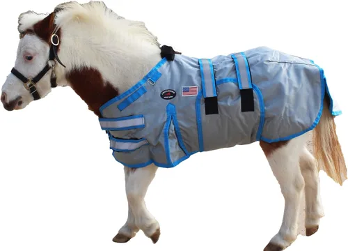 Vista 6 de CHALLENGER 1680D Miniature Weanling Donkey Pony Horse Foal Winter Blanket