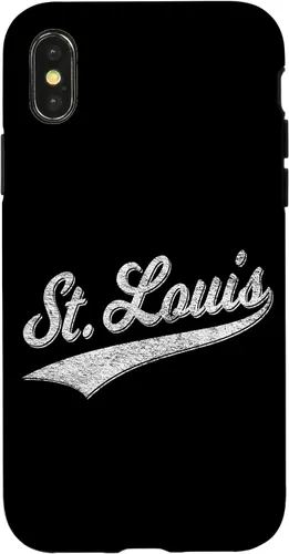 Vista 5 de Funda para iPhone 12 Pro Max ST. LOUIS MISSOURI VARSITY SCRIPT SPORTS JERSEY