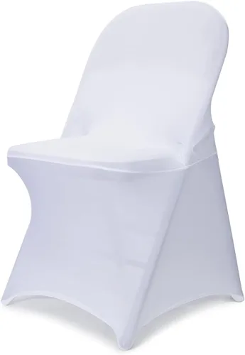 Vista 11 de Babenest Fundas para Sillas Plegables de Spandex Mejoradas 10 PCS Universales Elásticas Lavables Fundas Ajustadas Protectores para Bodas Beige