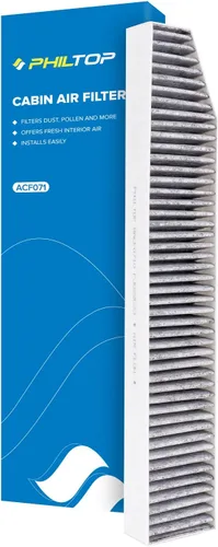 Vista 16 de PHILTOP Filtro de aire de cabina, reemplazo para CF9846A, Prius 2001-2009, Sienna LE 2004-2009, 4Runner 2003-2009, filtro de cabina Premium ACF016