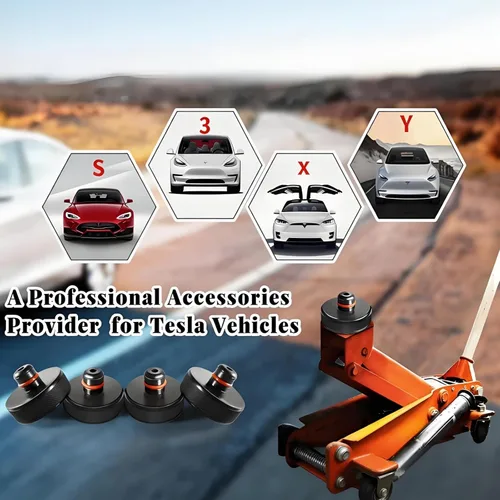 Vista 7 de Accesorios de almohadilla de elevación para Tesla Modelo S/3/X/Y/Juniper 2013 a 2026