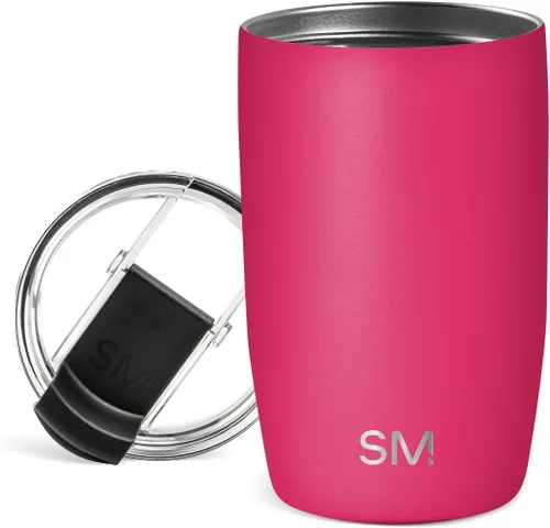 Vista 20 de Simple Modern Taza de café de viaje Tumbler con tapa abatible Reutilizable, aislada, de acero inoxidable, taza de café helado Cold Brew, termo
