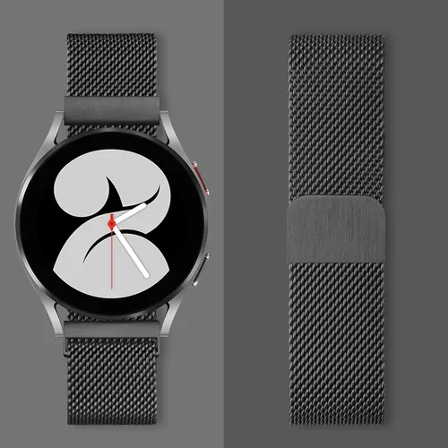 Vista 5 de Wanme Correa de repuesto para Samsung Galaxy Watch 4 de 1.575 in y 1.732 in, Galaxy Watch 4 Classic de 1.654 in y 1.811 in, para mujeres y hombres