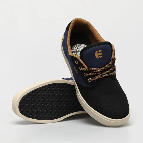Vista 3 de Etnies Jameson 2 Eco Sustainable Skate Style, Reinforced Cupsole, Cushioned Feel, Everyday Sneakers, Vegan Negro/Azul