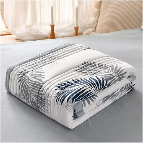 Vista 15 de ZTGL Edredón de verano fino, ligero, acolchado alternativo al plumón, manta de cama suave y ligera para todas las estaciones, lavable a máquina, A