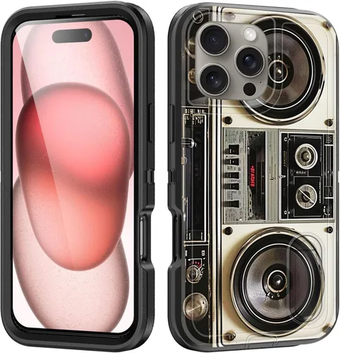 Vista 96 de Funda para iPhone Air con soporte integrado, a prueba de golpes, polvo y caídas, 3 capas, grado militar, funda protectora para iPhone Air de 6.5