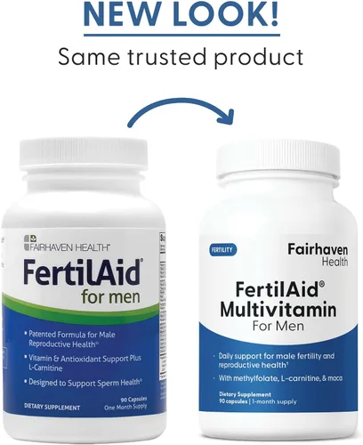 Vista 8 de Fairhaven Health FertilAid cápsulas para hombres, 90