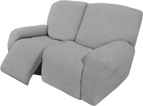 Vista 81 de Easy-Going Funda Elástica para Sofá Reclinable Cobertor de Sofá 4 Piezas Protector de Muebles Sofá Suave con Fondo Elástico Poliéster Spandex Tela