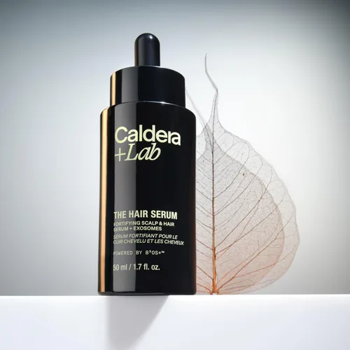 Vista 4 de Caldera + Lab The Hair Serum Suero espesante para hombres para adelgazar y retroceder el cabello, soporta un cabello más completo y de aspecto más