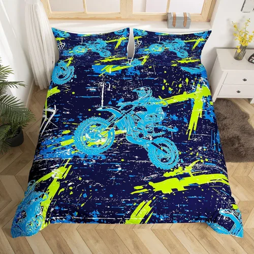 Vista 20 de Feelyou - Juego de funda de edredón con estampado floral de rosas - Juego de ropa de cama con flores románticas para dormitorio de niños, niñas