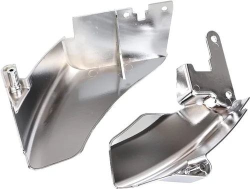 Vista 5 de Kit de cubierta de protector térmico para motocicleta ABS de marco medio para deflector de aire para modelos Harley Dyna 2006-2022, cromo