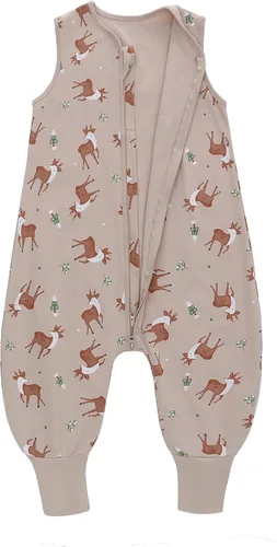 Vista 10 de Miracle Baby Saco de dormir con pies - 0.5 TOG 100% algodón transpirable, diseño sin mangas, saco de dormir para bebé