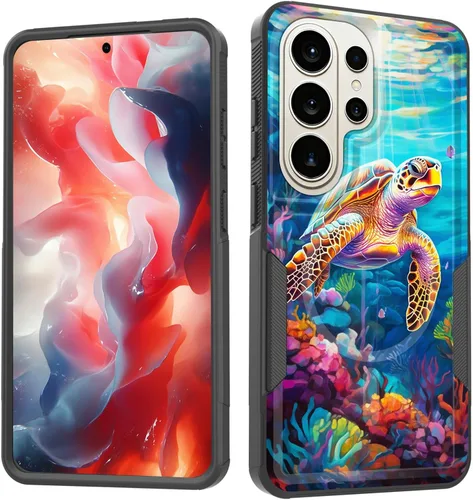 Vista 200 de Funda magnética para Galaxy A16 5G, [compatible con MagSafe] [protección contra caídas de grado militar] Funda resistente a prueba de golpes