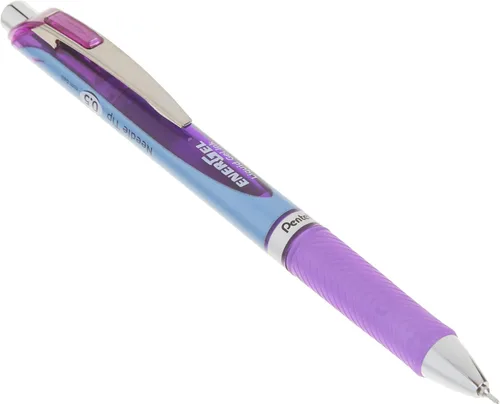 Vista 2 de Pentel EnerGel RTX - Bolígrafo de gel líquido retráctil, punta fina de 0.5 mm, punta de metal, tinta de colores surtidos, paquete de 5