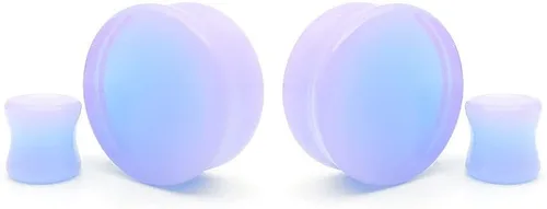 Vista 4 de Opalita de lavanda de cristal de oído de los calibres soscene