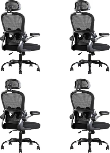 Vista 21 de Ergonomic Office Chair,Ultra Thick Spring Cushion Desk Chair,Black