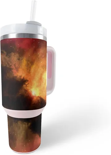 Vista 12 de MightySkins Skin - Vaso de vinilo compatible con Stanley The Quencher H2.0 FlowState de 40 onzas, color turquesa sólido, funda protectora, duradera