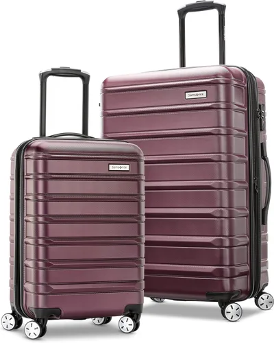 Vista 16 de Samsonite Omni 2 Hardside, Plateado (Arctic Silver), Juego de 2 piezas (equipaje de mano/grande), Omni 2 Equipaje rígido expandible con ruedas