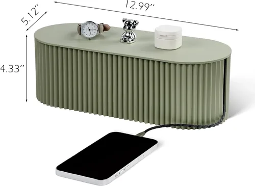 Vista 2 de Caja de Gestión de Cables Grande Caja Organizadora de Cables para Regletas de Corriente, Protectores de Sobretensión, Cargadores, Adaptadores