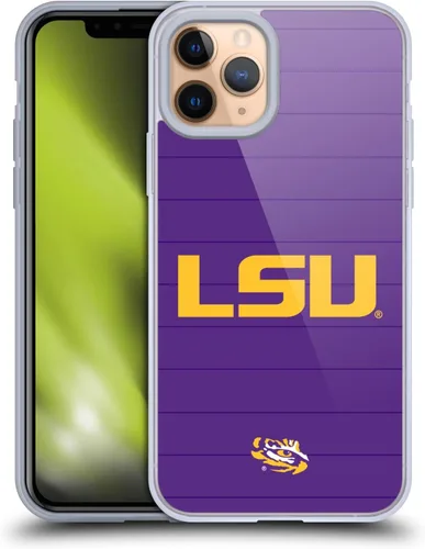 Vista 263 de Head Case Designs Funda de gel suave con licencia oficial de la Universidad Estatal de Louisiana LSU Camou compatible con Apple iPhone 7 Plus/iPhone