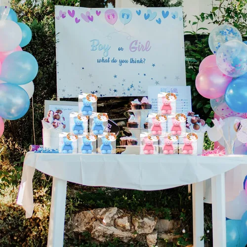 Vista 6 de 15 velas de oso para baby shower, regalos de fiesta de oso invitado, velas de baby shower, a granel para regalos decoraciones de fiesta (rosa, azul)