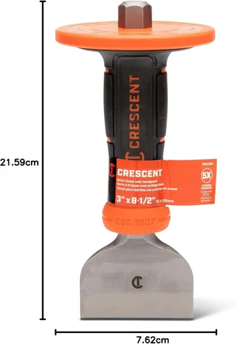 Vista 30 de Crescent Cincel de ladrillo de 3" x 8-1/2" con Hanguard - CBCH30H