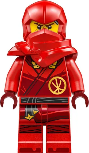 Vista 2 de LEGO Ninjago: Bolsa de polietileno de batalla del templo de Kai y Rapton con capa roja adicional 30650